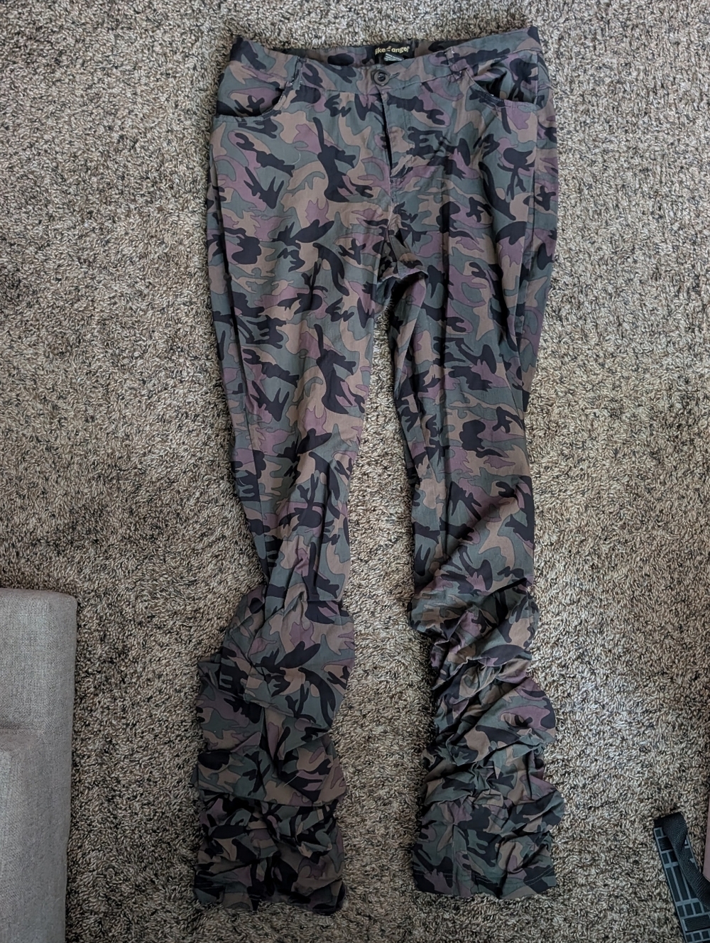 3/$15 Camo Stacked Stretch Pants